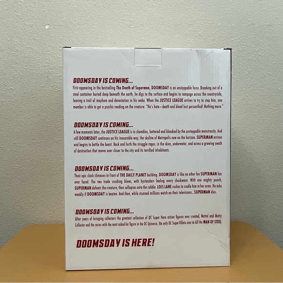 ⛔️MATTEL DC SIGNATURE COLLECTION DEATH OF SUPERMAN DOOMSDAY UNLEASHED FIGURE - Picture 4 of 5